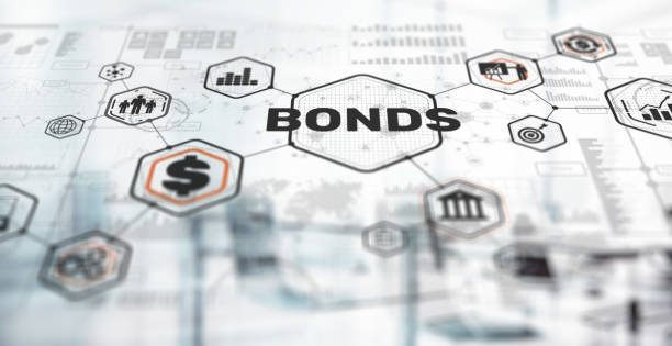 Bond Finance Banking Technology concept. Trade Market